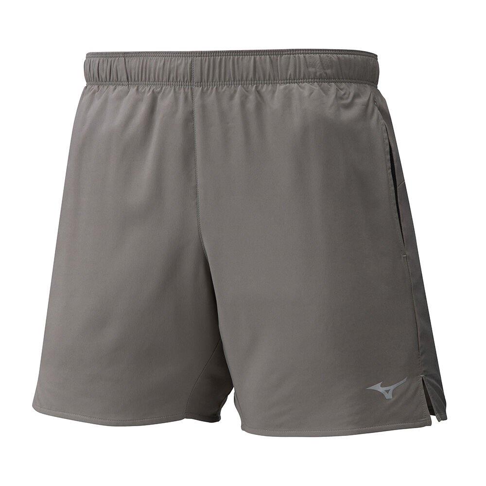 Mizuno Men's Shorts Grey Core 5.5 Apparel - J2GB015503